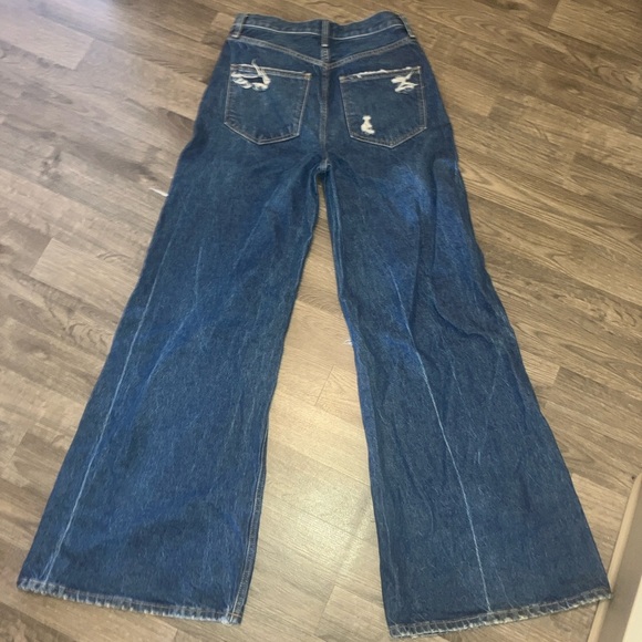 We the Free Free People: ultra wide leg high rise jeans size 28 - Picture 3 of 4
